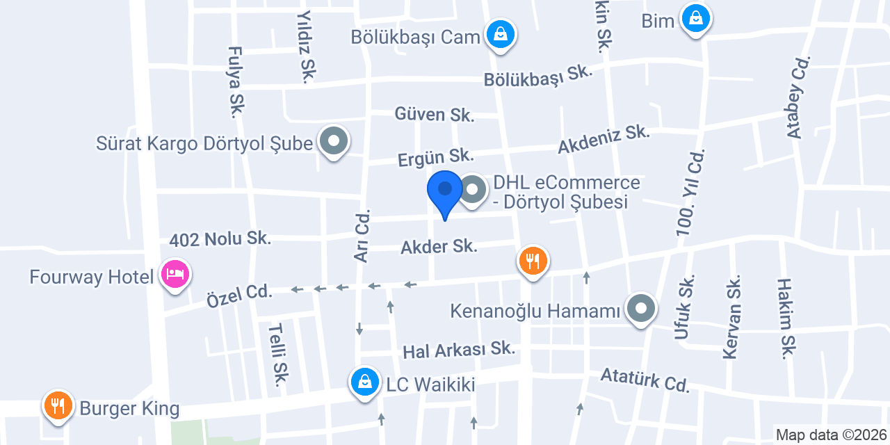 CG Doğalgaz Isıtma & Soğutma Sistemleri konumu