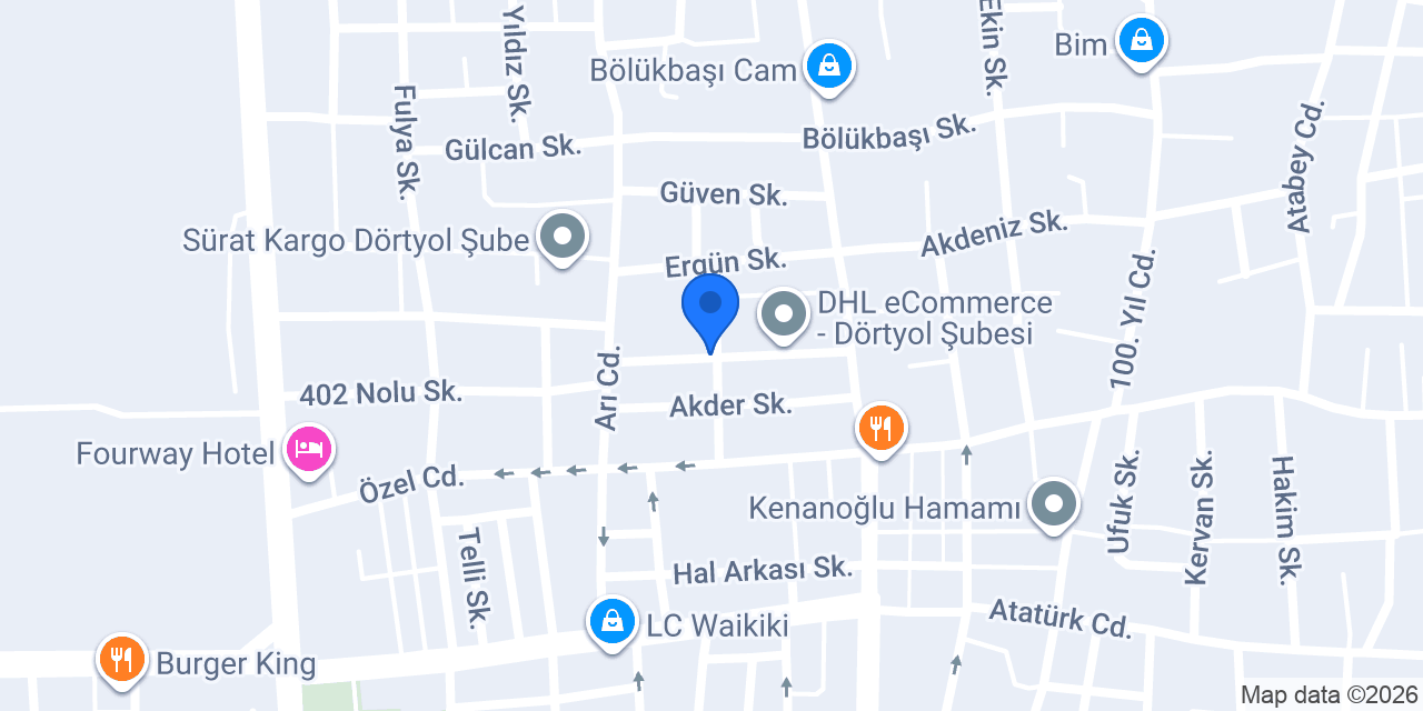 herişanında Yapı Market konumu
