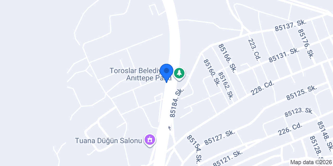 Mersin Ahşap Yapı konumu