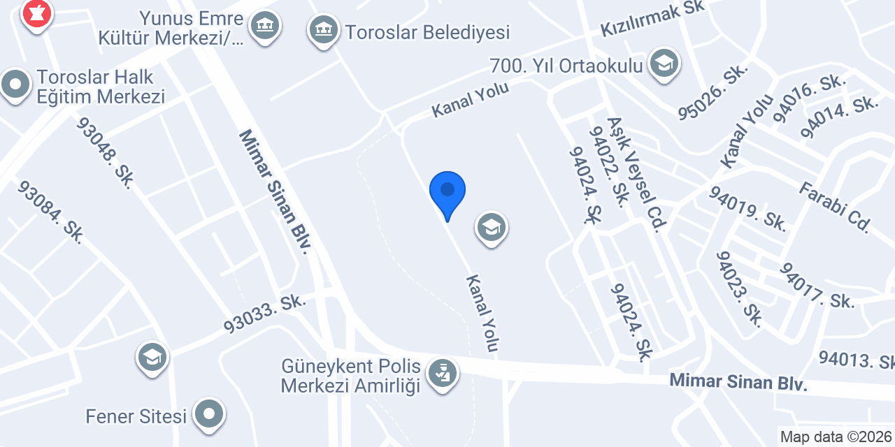 Toroslar Şifa Hatun Mesleki Teknik Anadolu Lisesi konumu