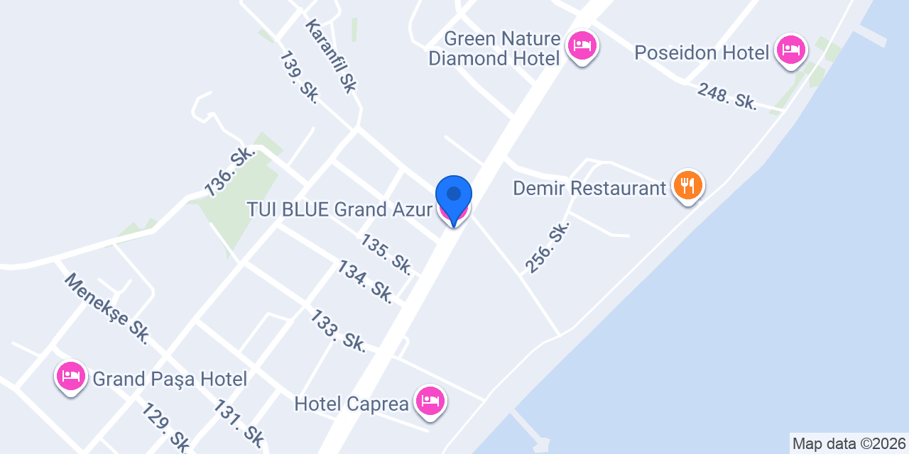 TUI BLUE Grand Azur konumu