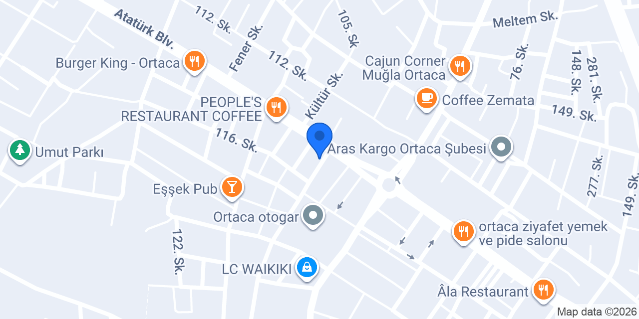 Pizza Puzzle Ortaca konumu