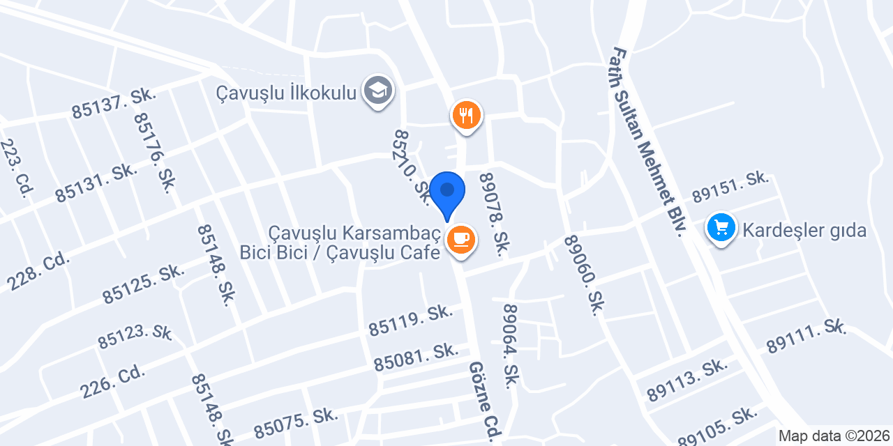 Egemen Erkek Kuaförü konumu
