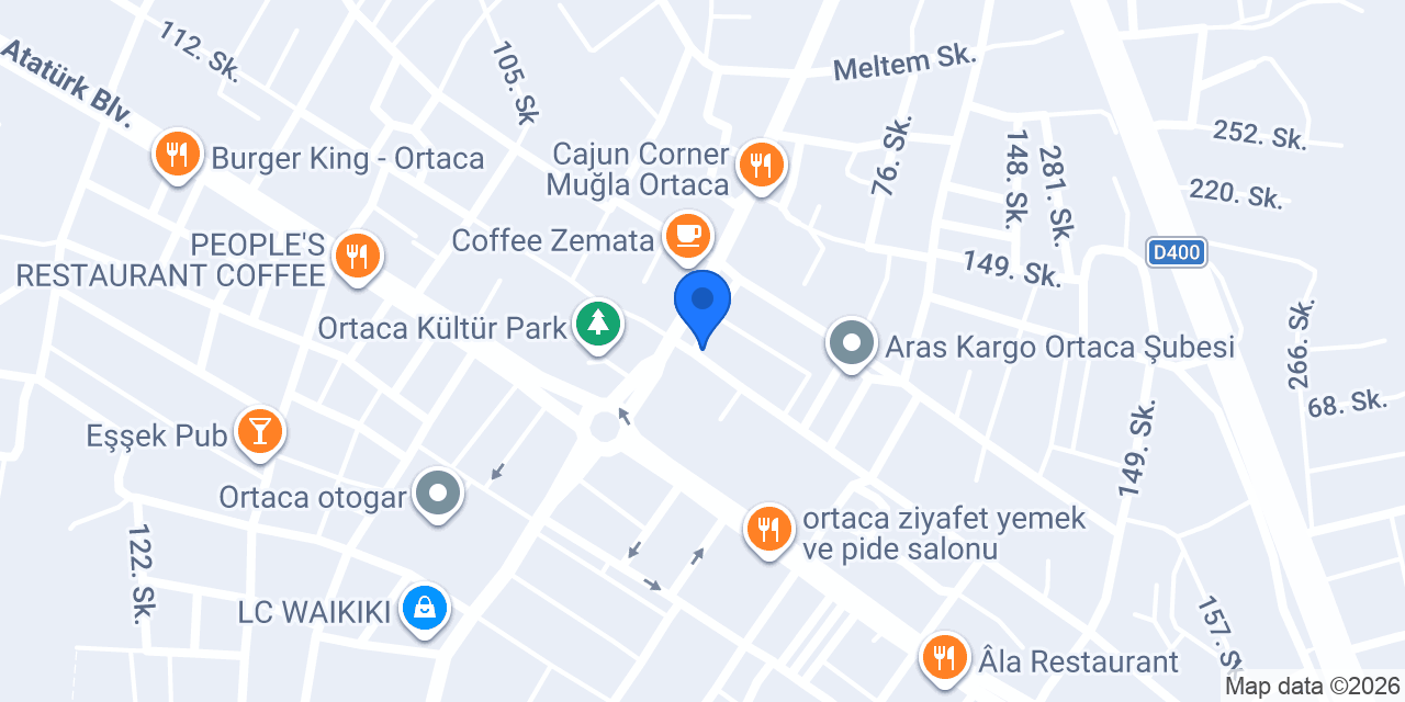 Kalinda Yapı Emlak konumu