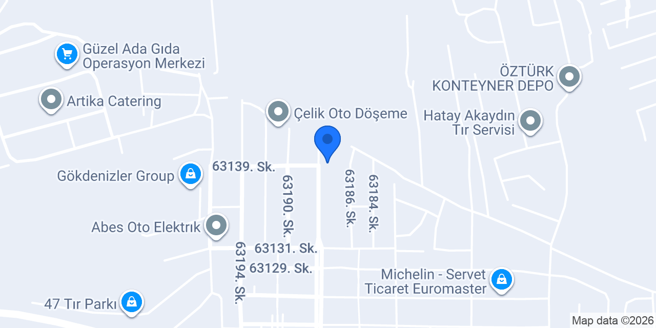 Çelik Helezon konumu