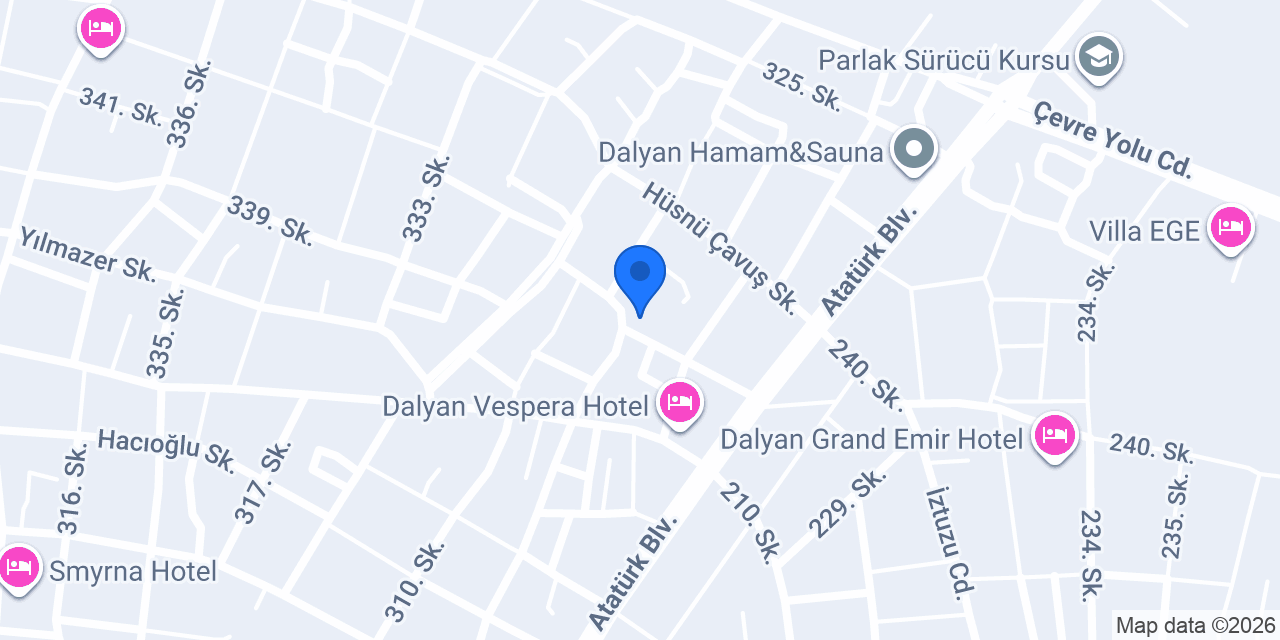 Şahin Villa Aparts konumu