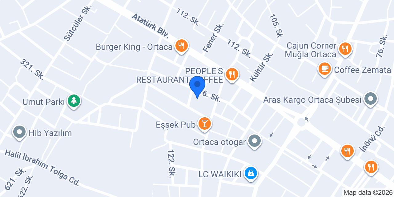 Ortaca Erkan Emlak konumu