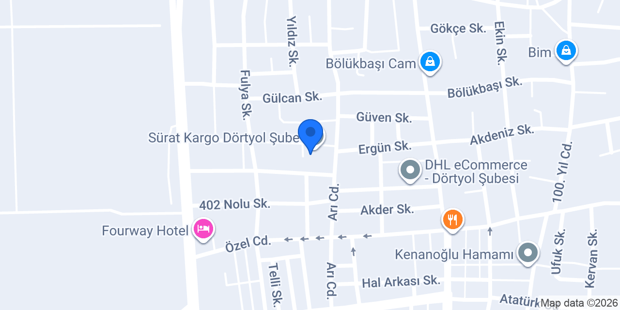 kuzey yapı market dörtyol konumu