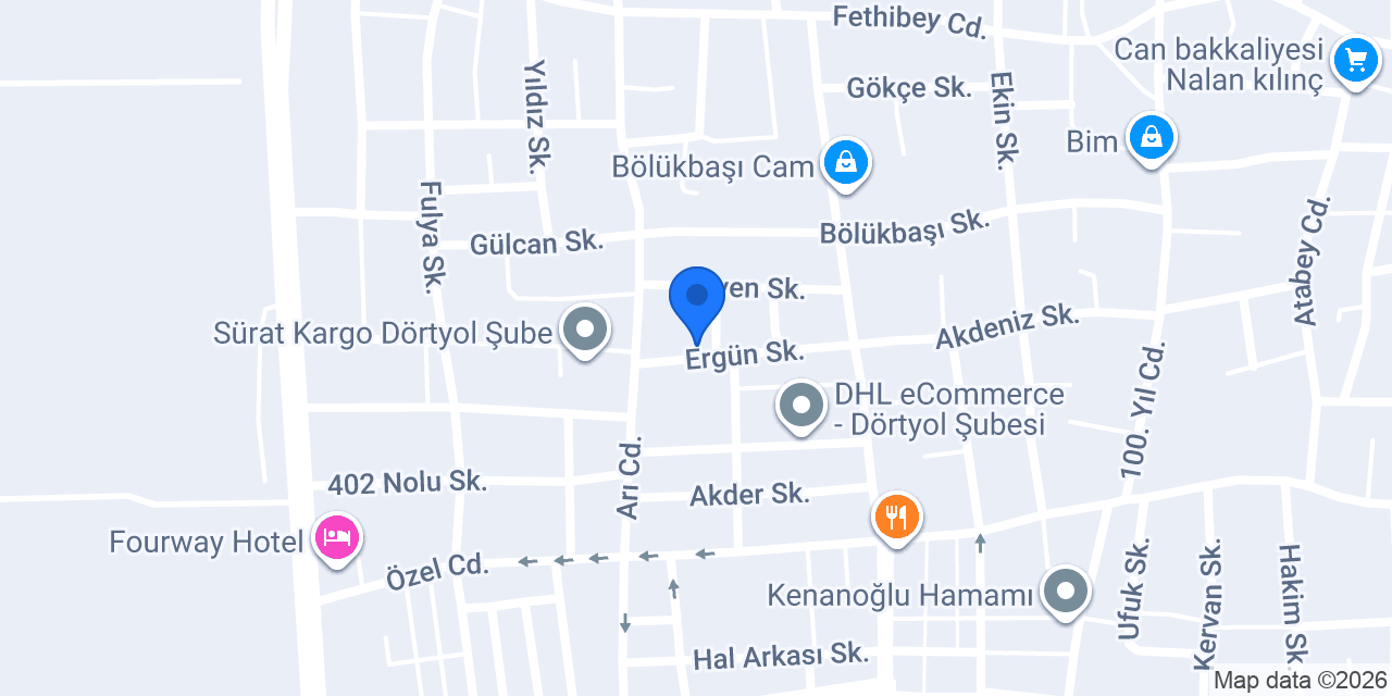 Dörtyol Evden Eve Nakliyat - Kaplan Taşımacılık konumu