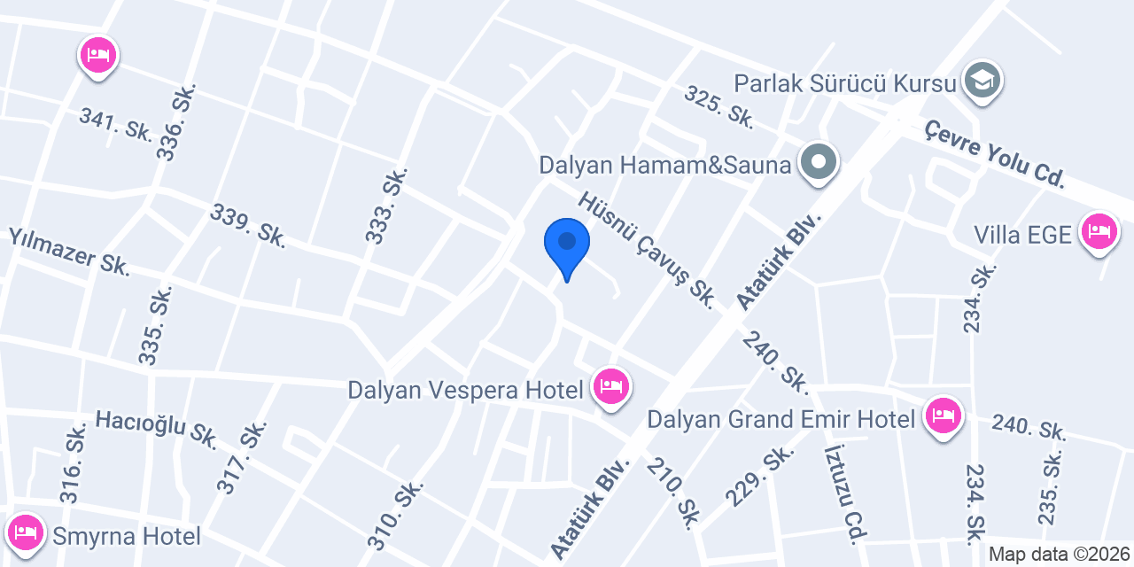 Dalyan Sahin Turkish Bath and Sauna konumu