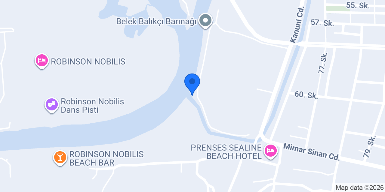 Belek Balık Turu konumu