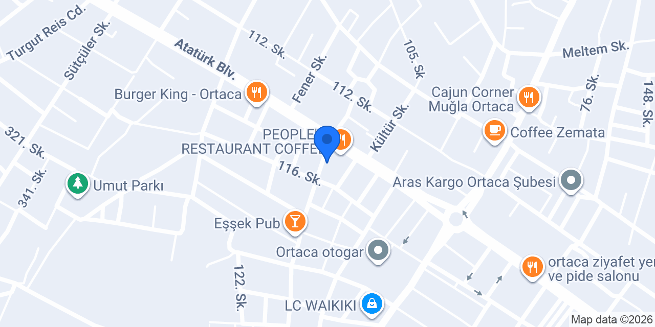 ORTACA BULUT EMLAK konumu