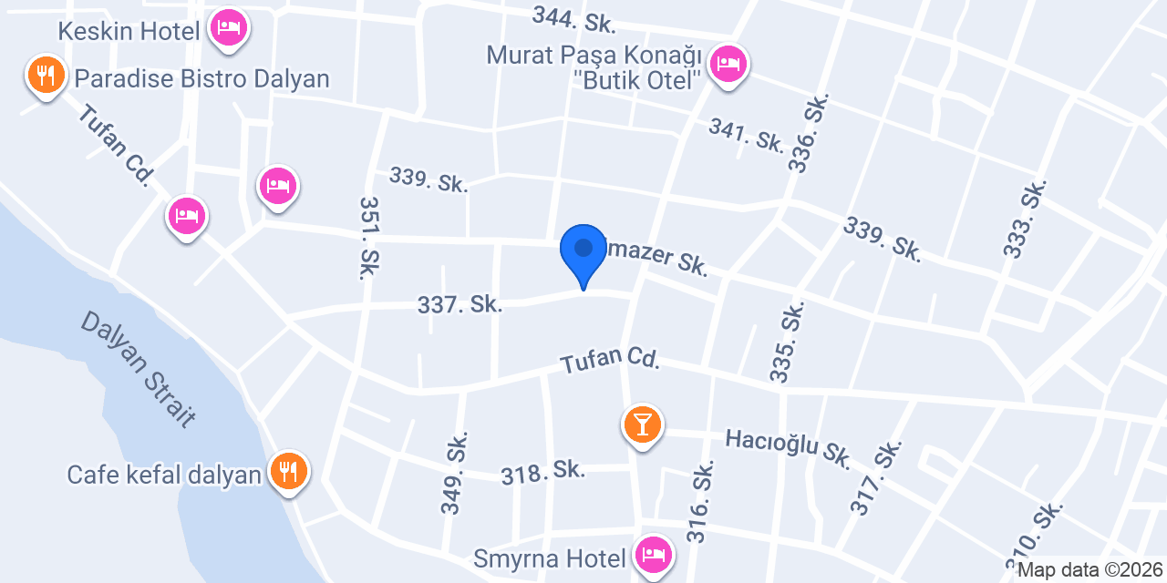 Dalyan Casablanca Hotel konumu