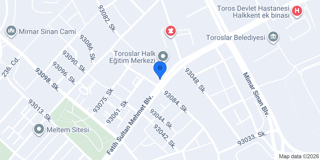 Hünkar Terzi ve kuru temizleme konumu