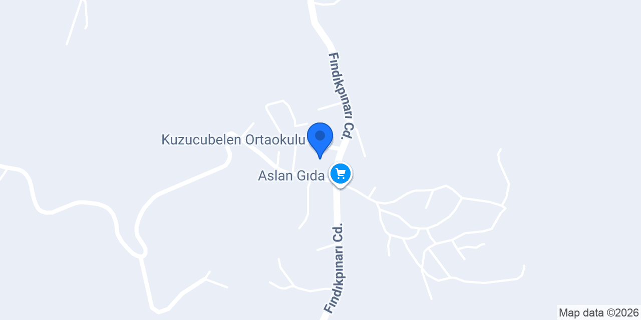 Kuzucubelen Ortaokulu konumu