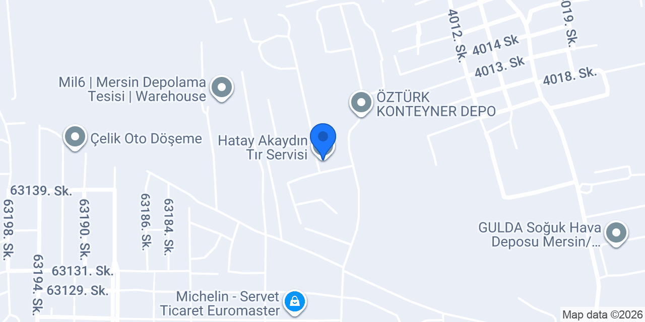 Hatay Akaydın Tır Servisi konumu