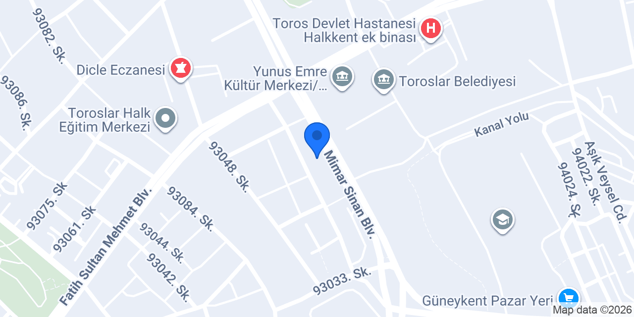 Çağlayan Concept konumu