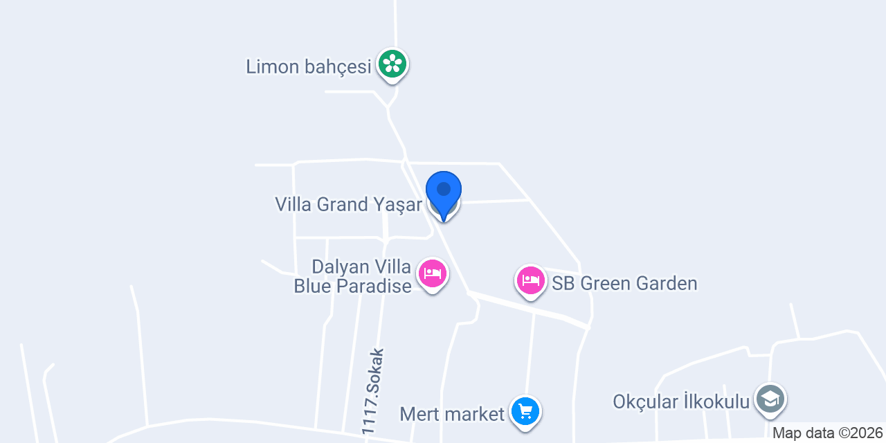 Villa Grand Yaşar konumu