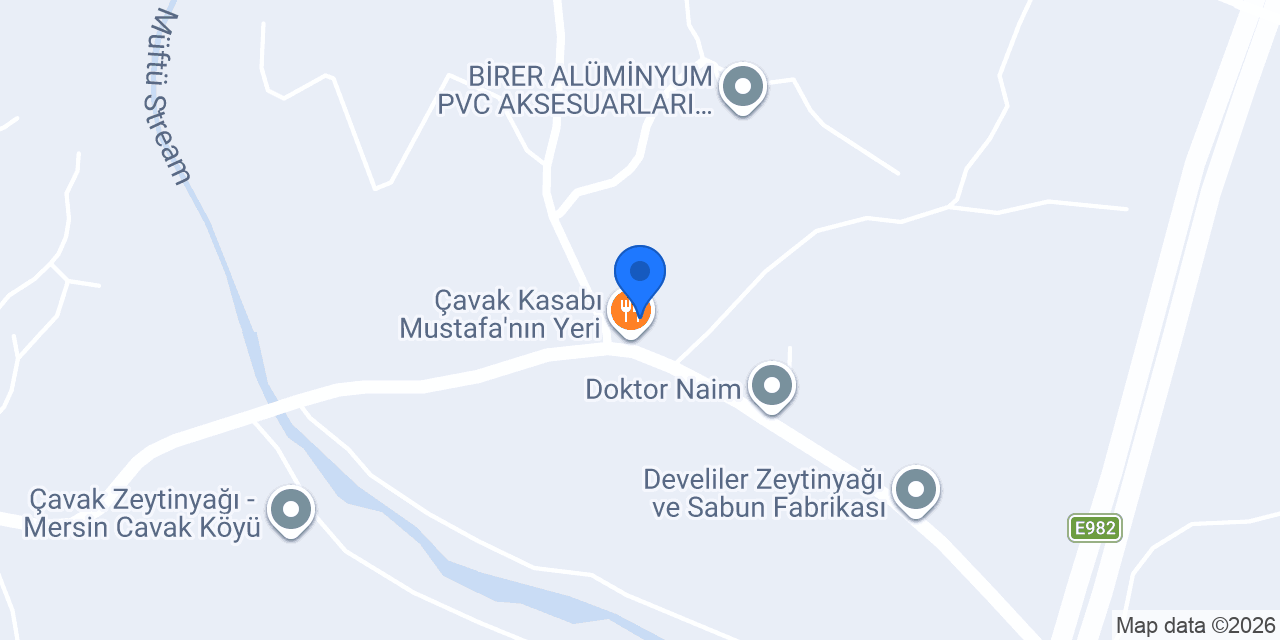 Akıncı Çınar Restourant konumu