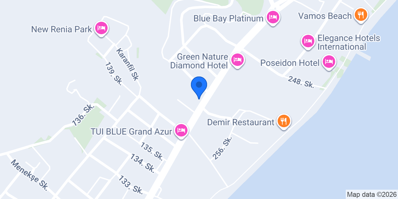 MADO Marmaris Migros konumu