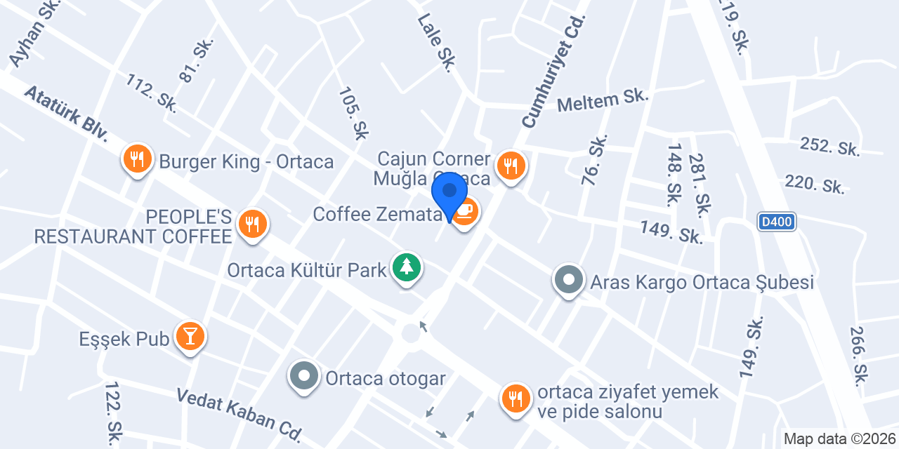 Public Coffee and More Ortaca konumu