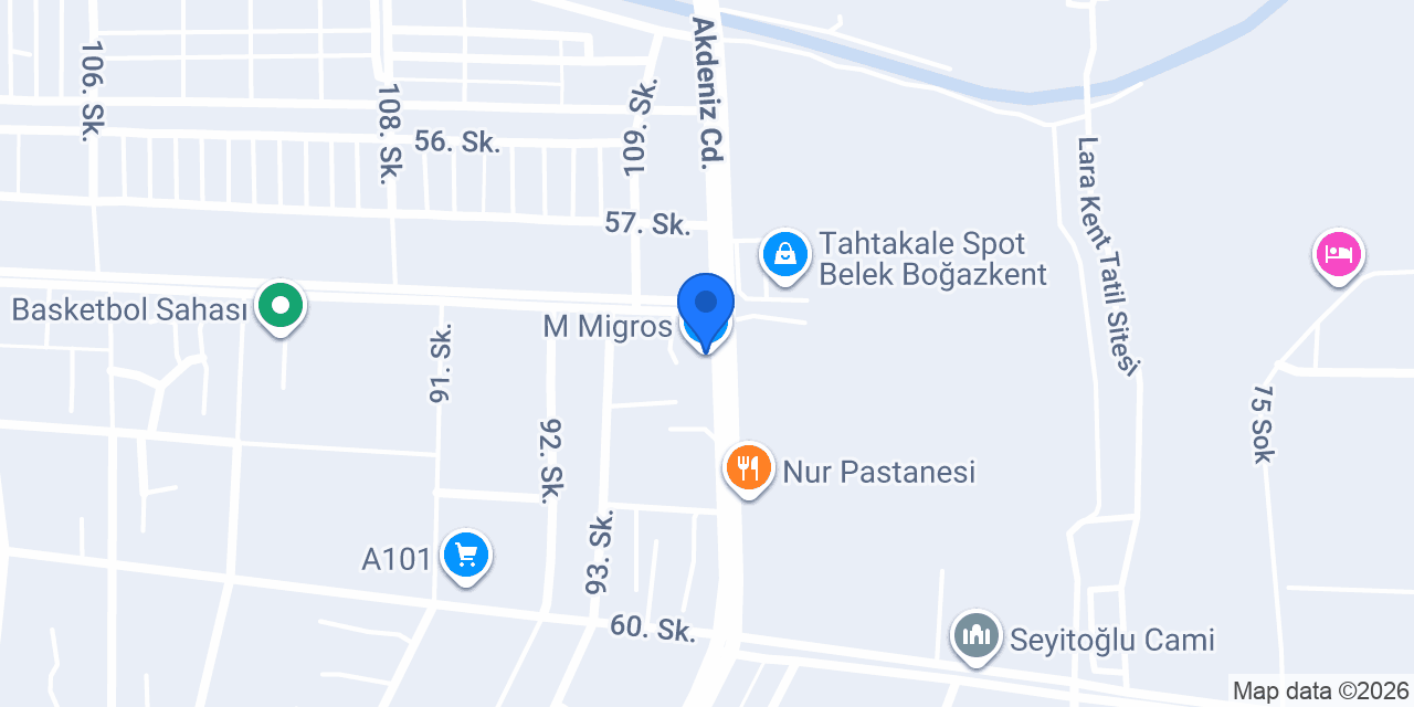 M Migros konumu