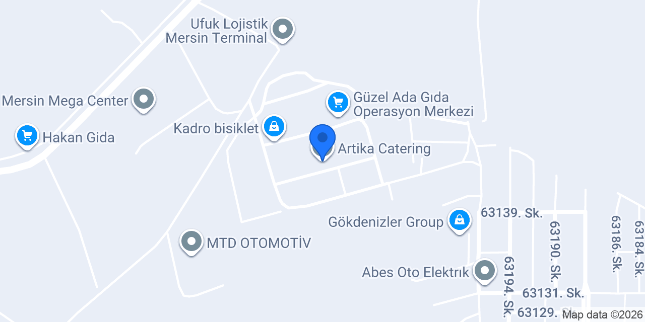 Artika Catering konumu