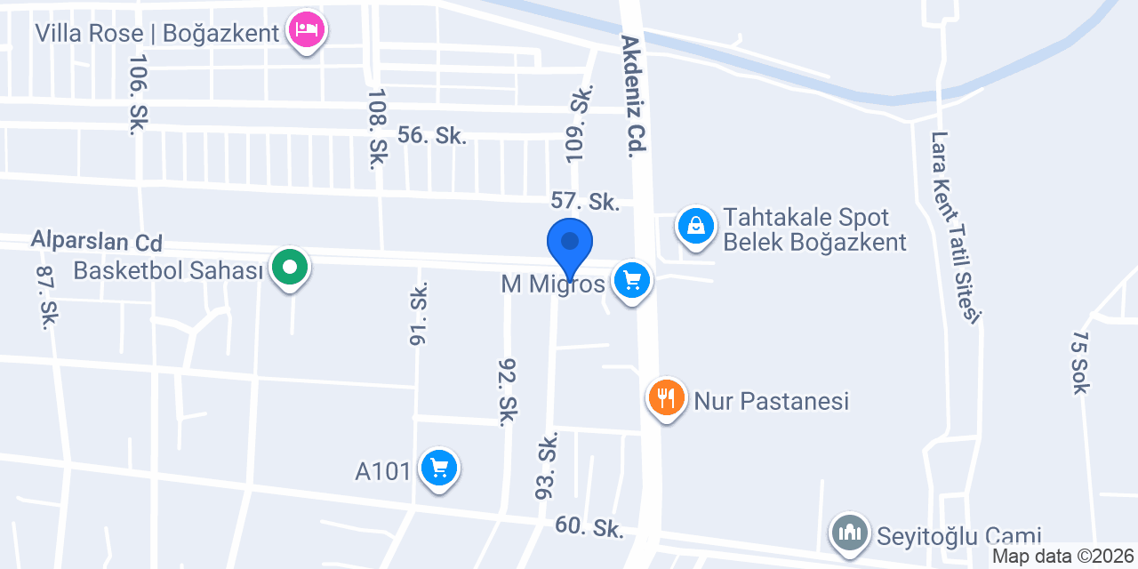 DÜRÜMCÜ GALİP USTA BOĞAZKENT konumu