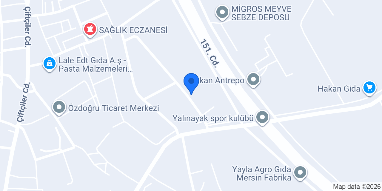 Saymak Makina konumu