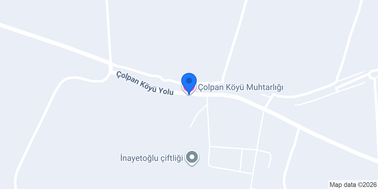 Çolpan Köyü Muhtarlığı konumu