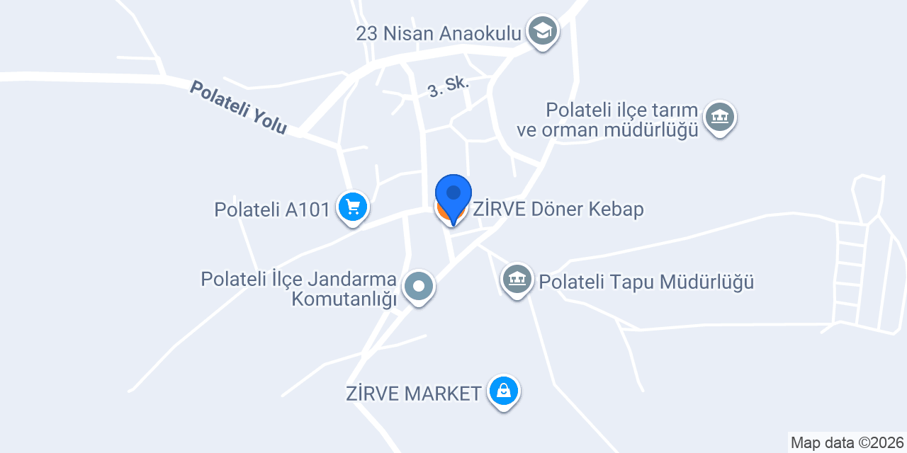 ZİRVE Döner Kebap konumu