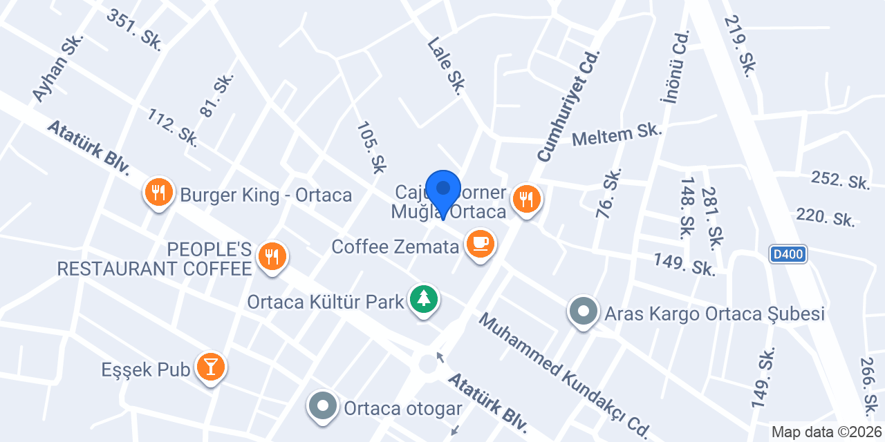 Brew Mood Coffee&Tea ORTACA konumu