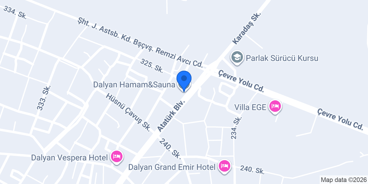 Dalyan Hamam&Sauna konumu