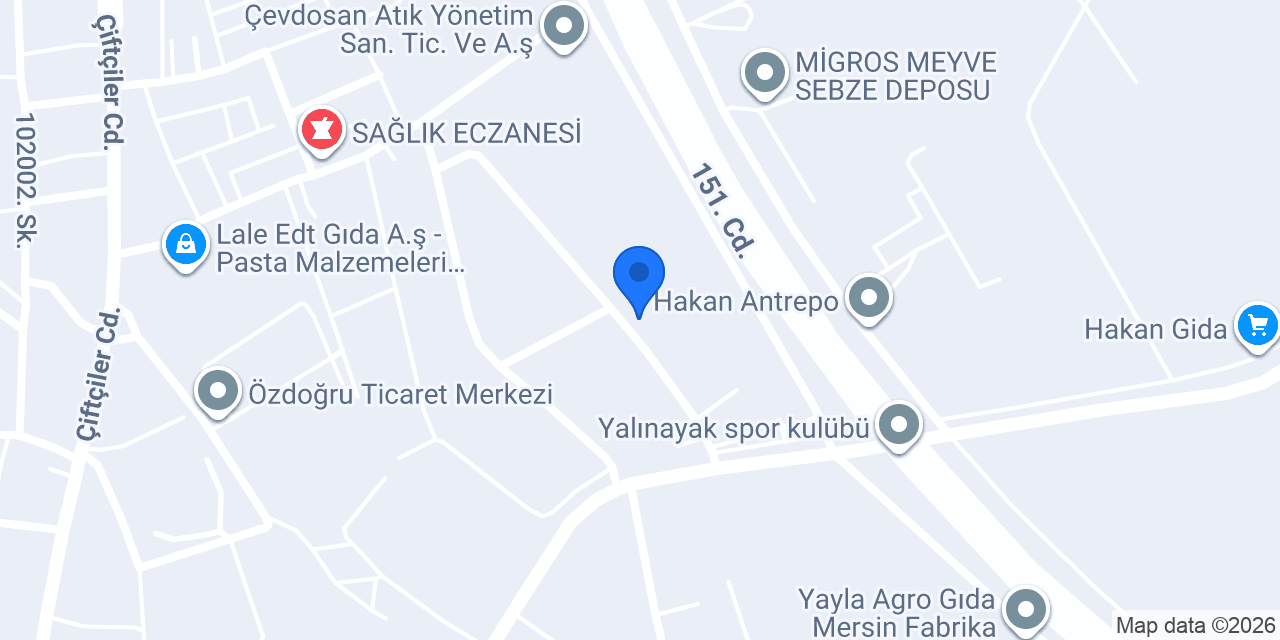 Özçoğul Mersin Hurdacı konumu