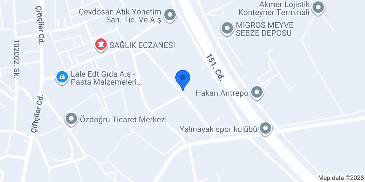 UĞURLAR MAKİNA Alım&Satım konumu