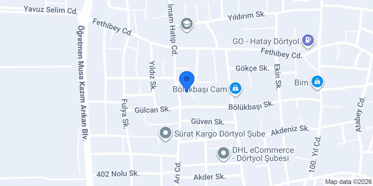 Ecu Center Dörtyol konumu