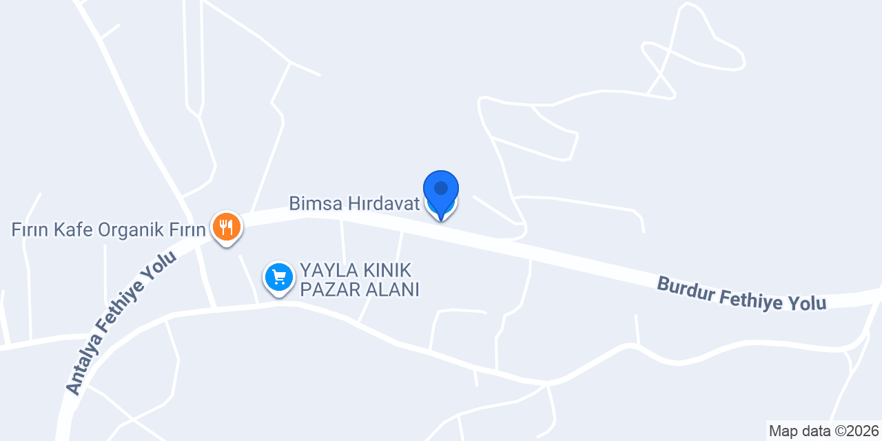 Bimsa Hırdavat konumu