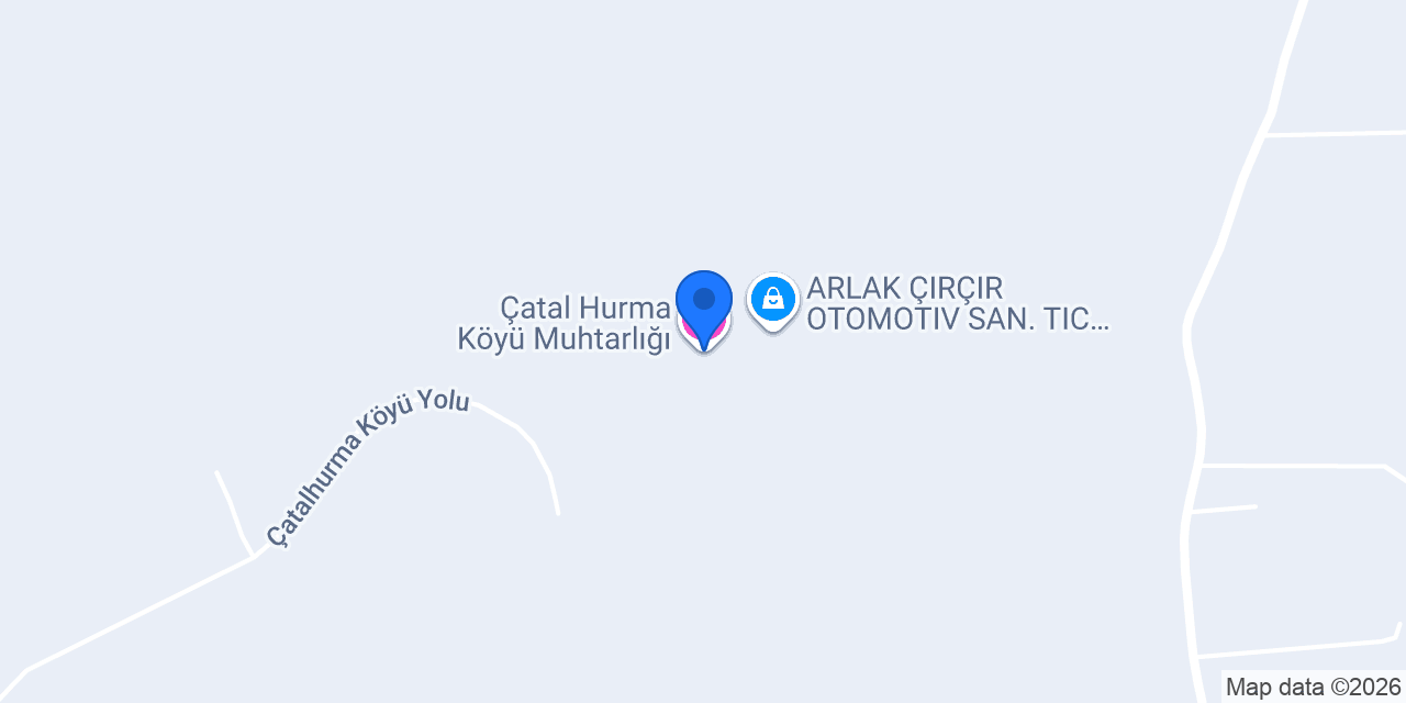 Çatal Hurma Köyü Muhtarlığı konumu
