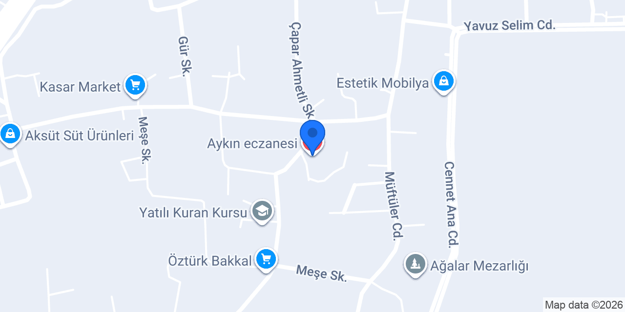 Aykın eczanesi konumu
