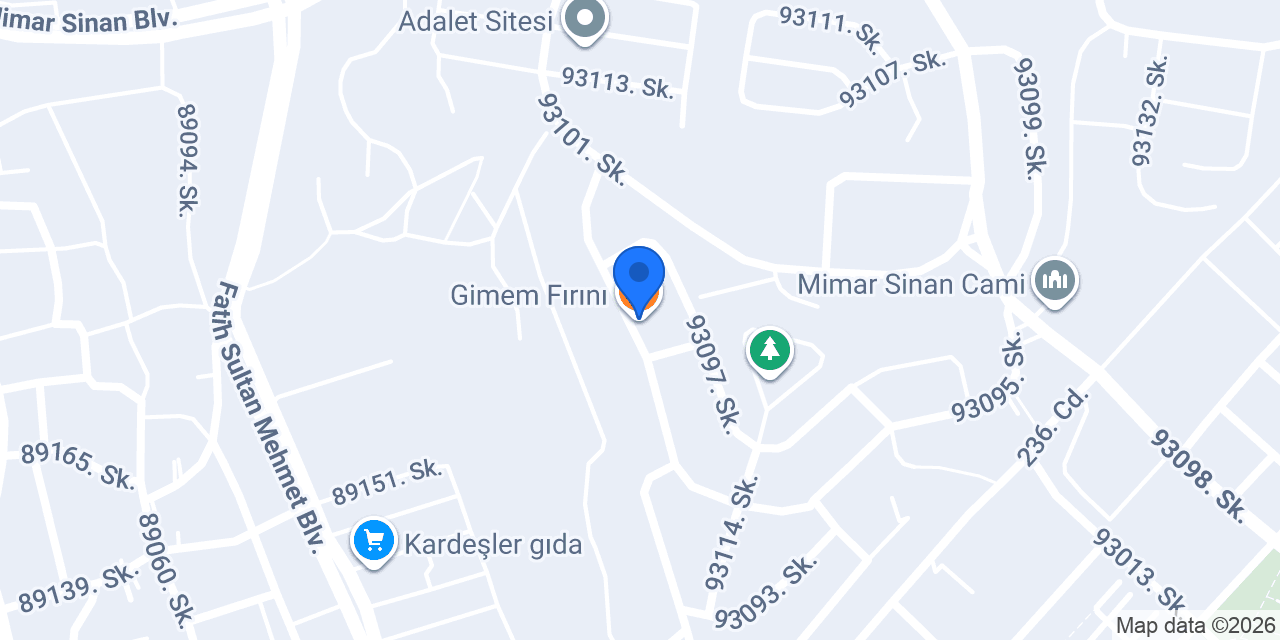 Gimem Fırını konumu