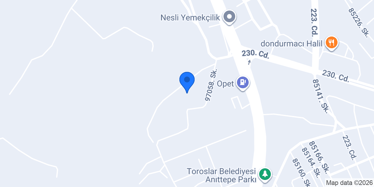 Mersin Simay Organizasyon konumu