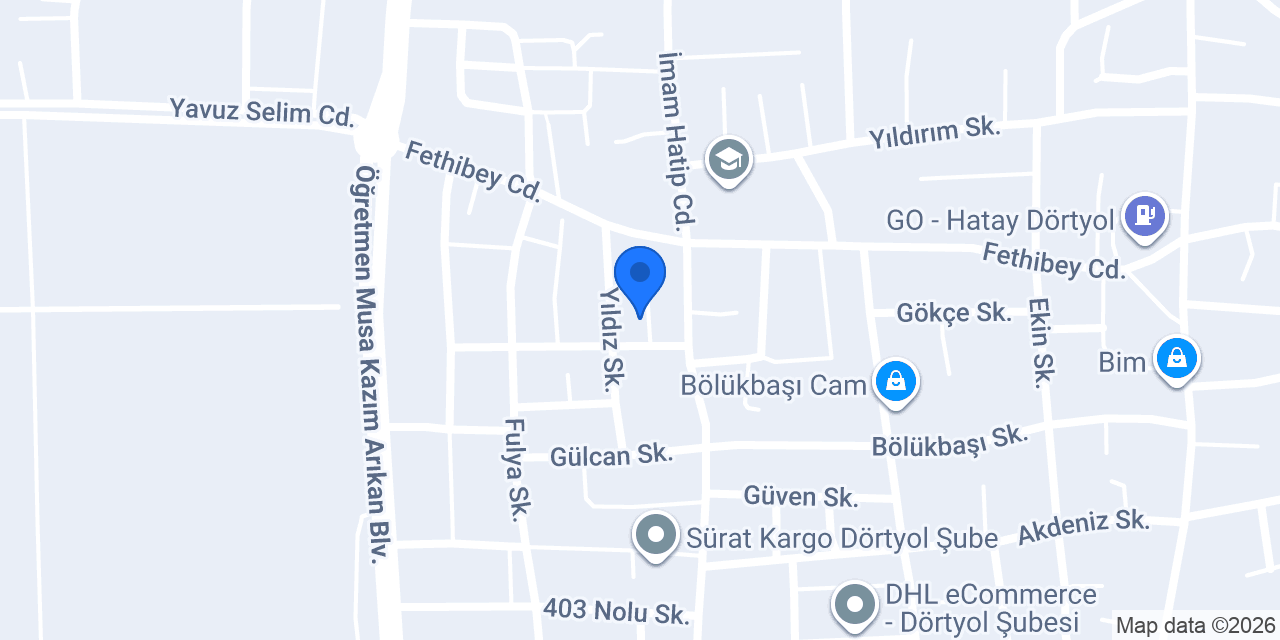 Lazer Reklam - Dörtyol Tabela konumu