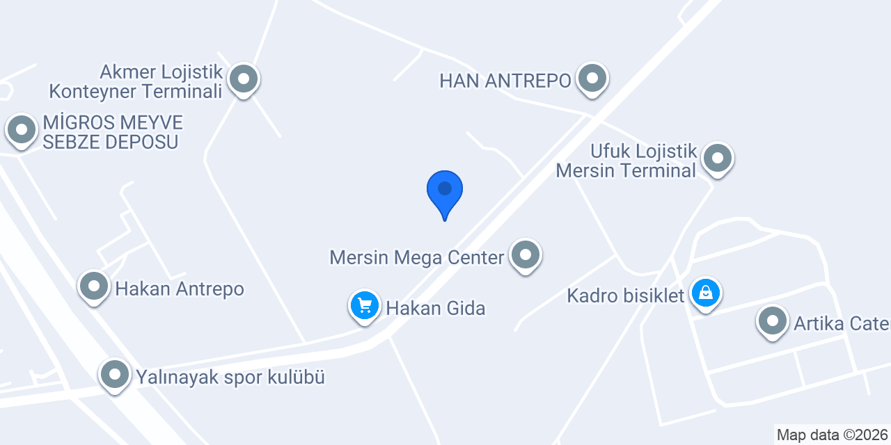 GÖNÜL SOĞUK HAVA DEPOSU MERSİN konumu