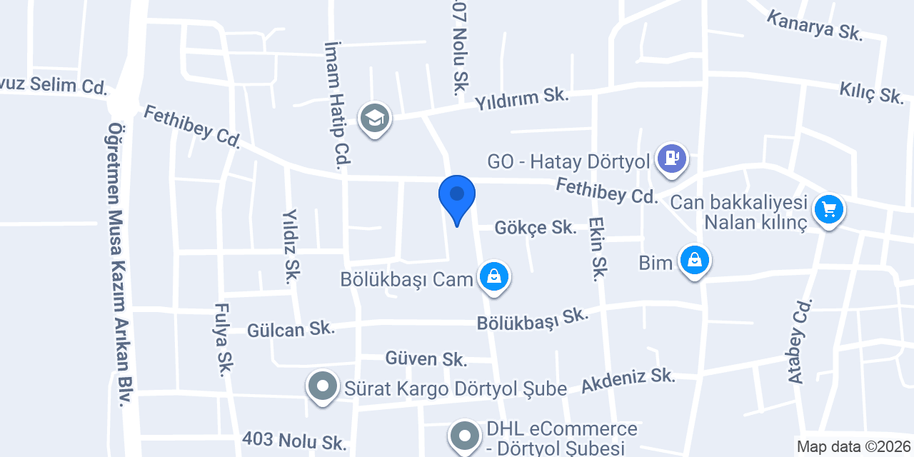 Dörtyol Çilingir konumu