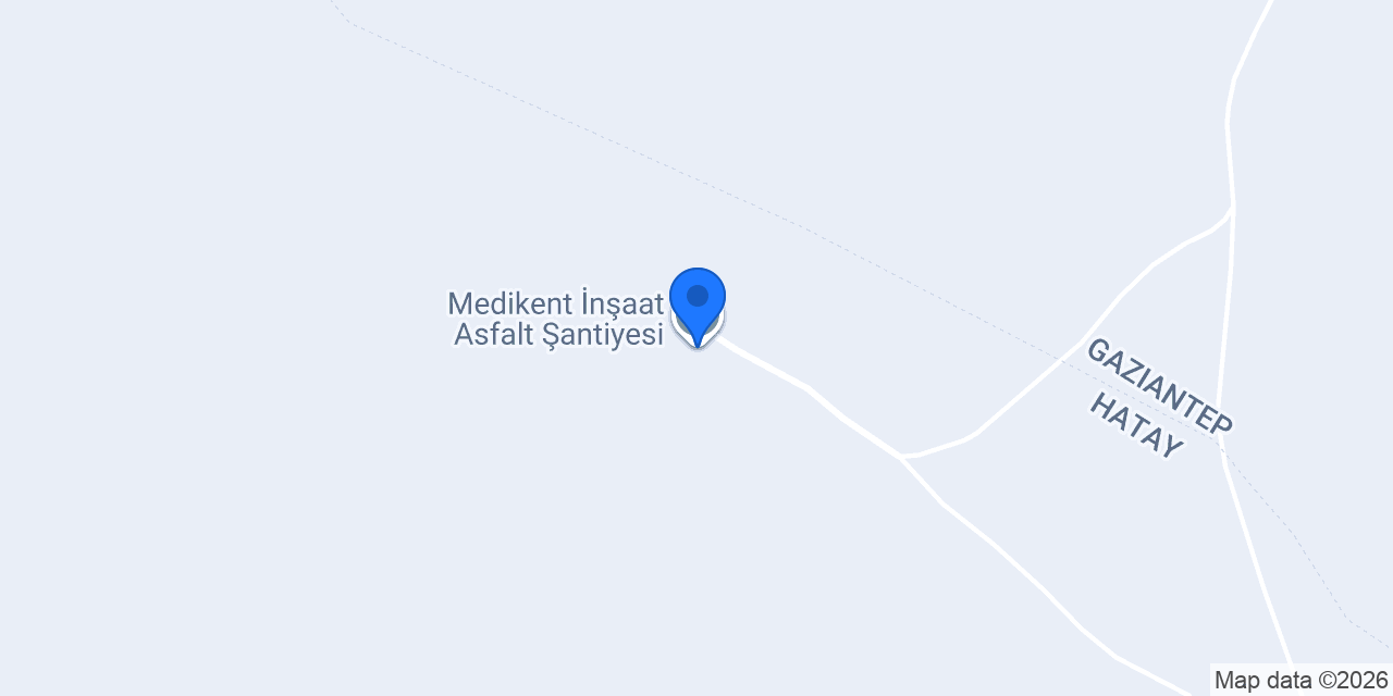 Medikent İnşaat Asfalt Şantiyesi konumu