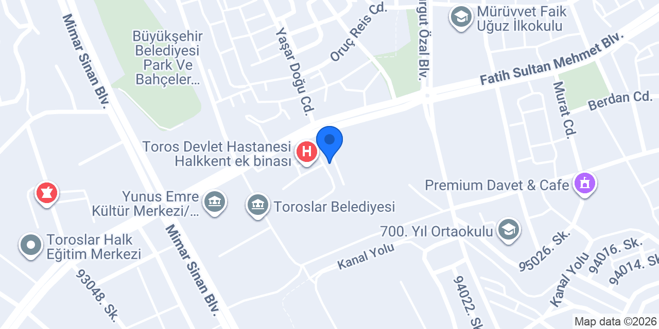 Hastane Taksi konumu