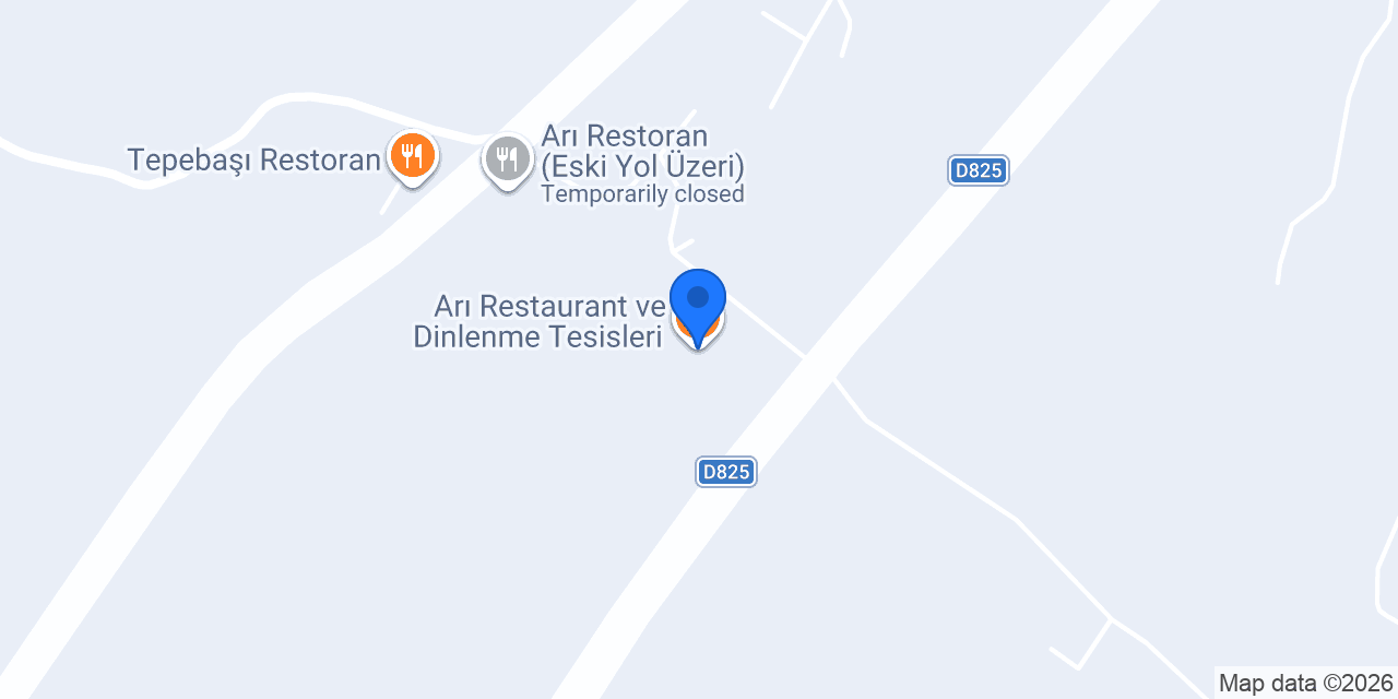 Arı Restaurant ve Dinlenme Tesisleri konumu