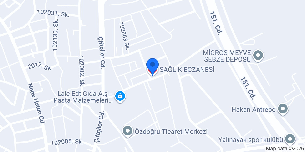 SAĞLIK ECZANESİ konumu