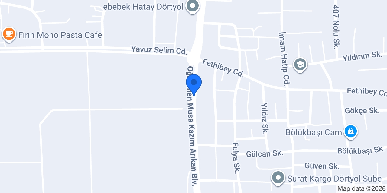 Yazgan Yapı Market konumu