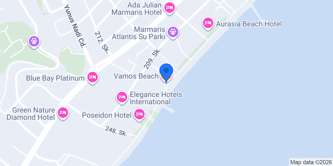 Vamos Beach konumu
